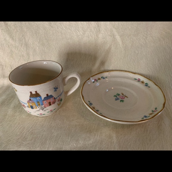 International China Company Stoneware “Heartland” Cup & Saucer - Picture 2 of 4